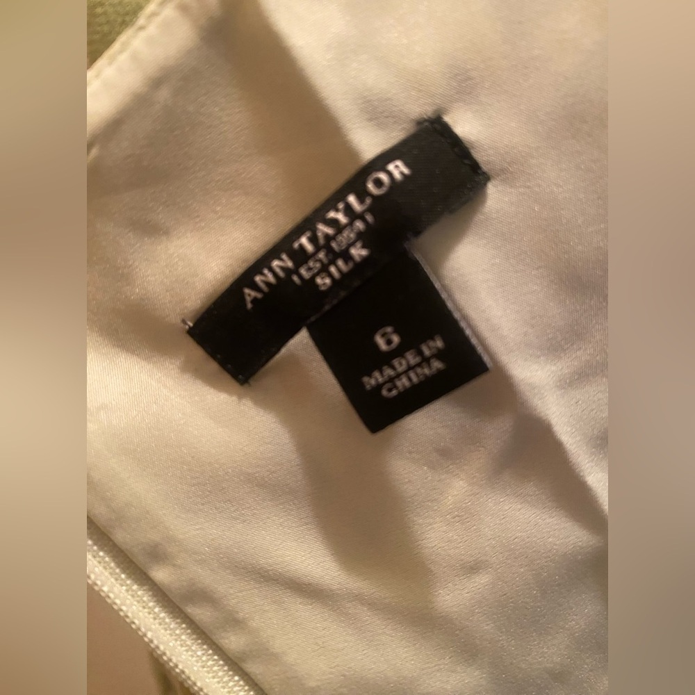 Ann Taylor midi silk blend dress - Picture 6 of 8